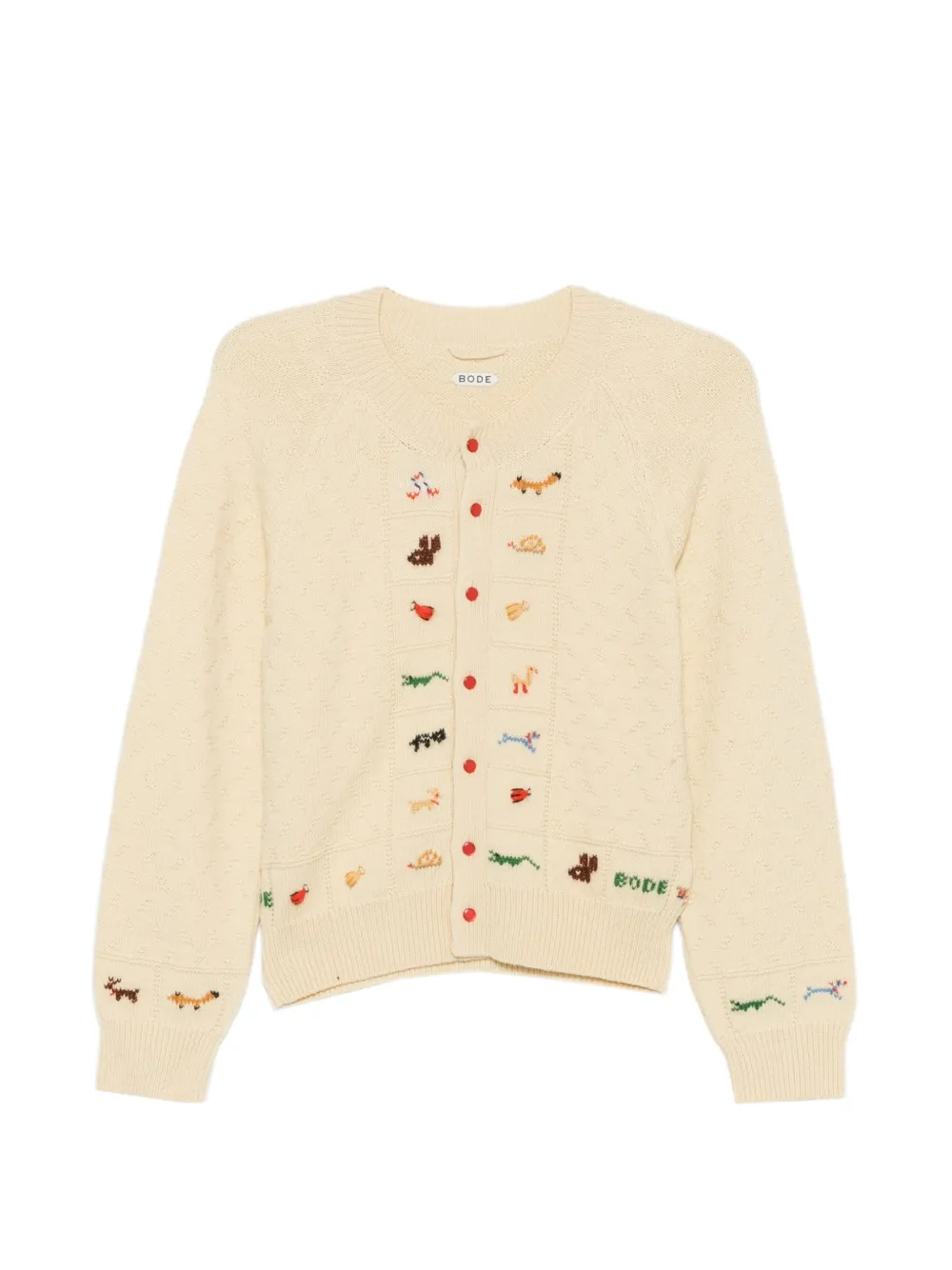 BODE Zoologist cardigan - Yellow