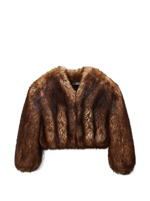 Alexander Wang veste en fourrure artificielle à coupe crop
