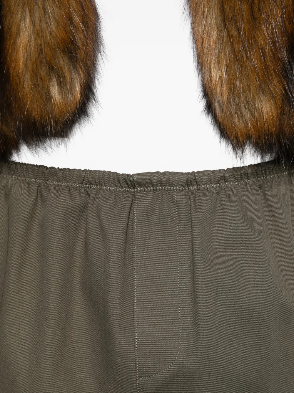 Alexander Wang Mini-rok met elastische tailleband en logo Groen
