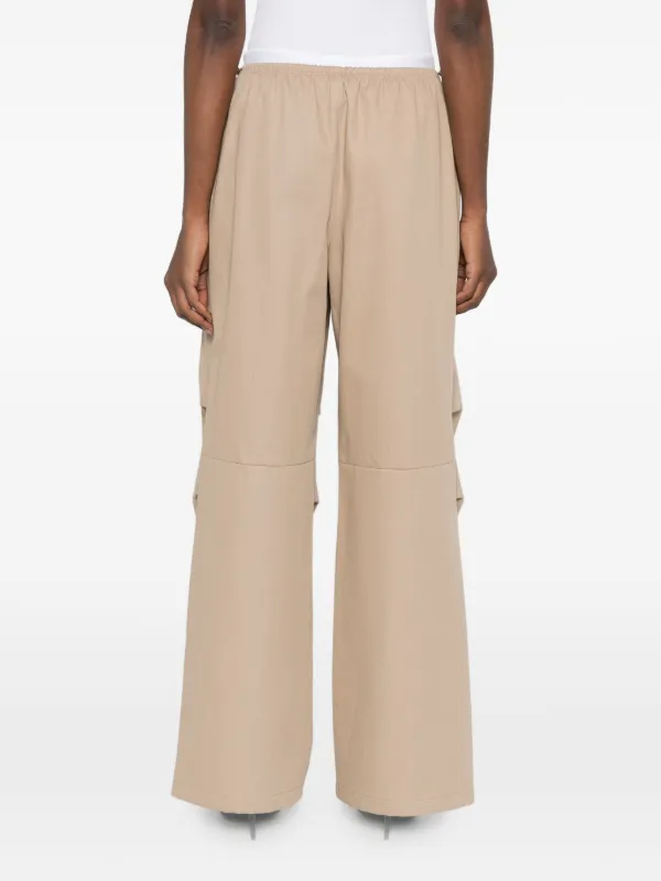 Alexander Wang Pre-styled Mid-rise Track Pant in Neutrals