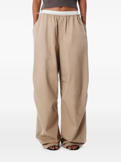 Alexander Wang pantalon palazzo à taille élastiquée