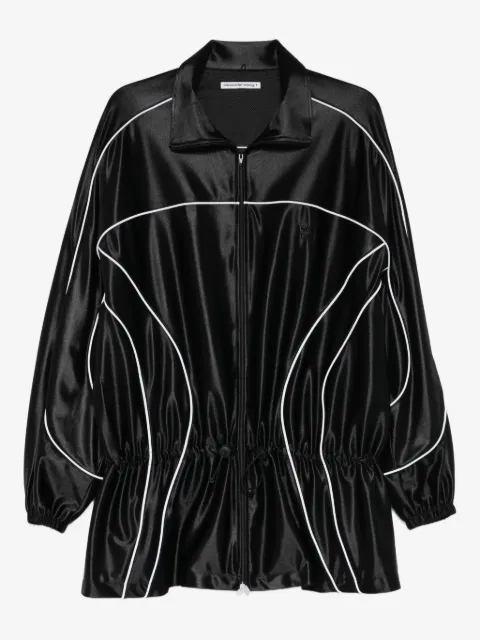 Alexander Wang reflective-piping drop-waist mini dress