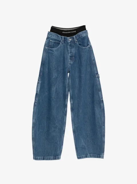 Alexander Wang cotton mid-rise jeans