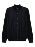 Herno button-front high-neck cardigan - Blue