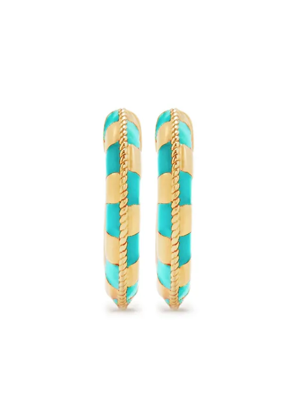 Yvonne Léon 9CT Yellow Gold Hoop Earrings