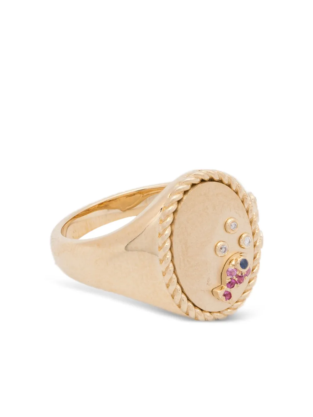 Yvonne Léon 9K yellow gold diamond ring - Oro