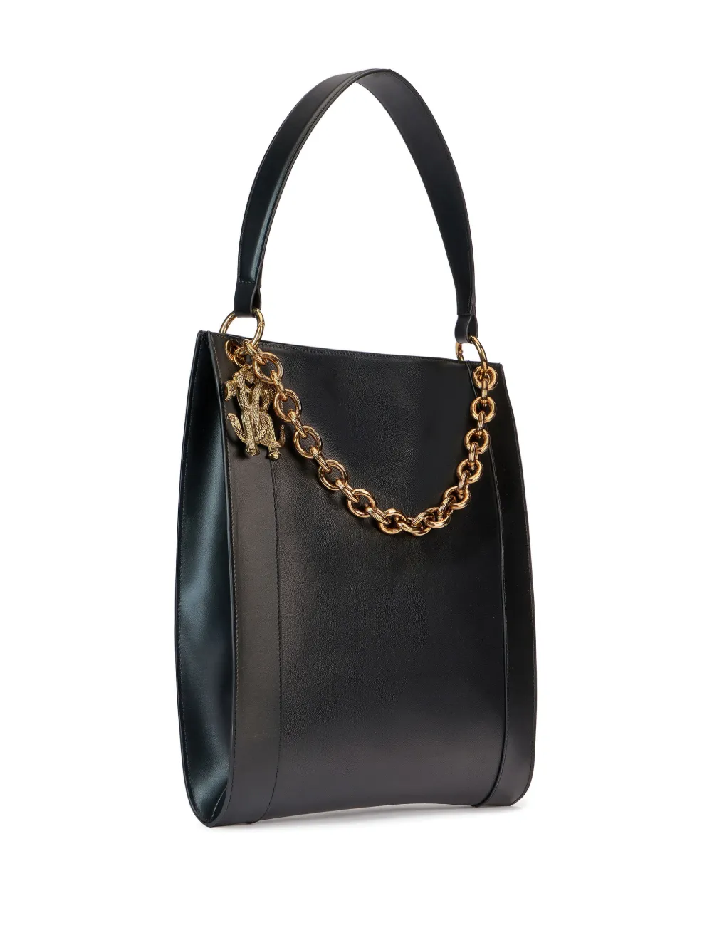 Roberto Cavalli chain-charm shoulder bag - Nero