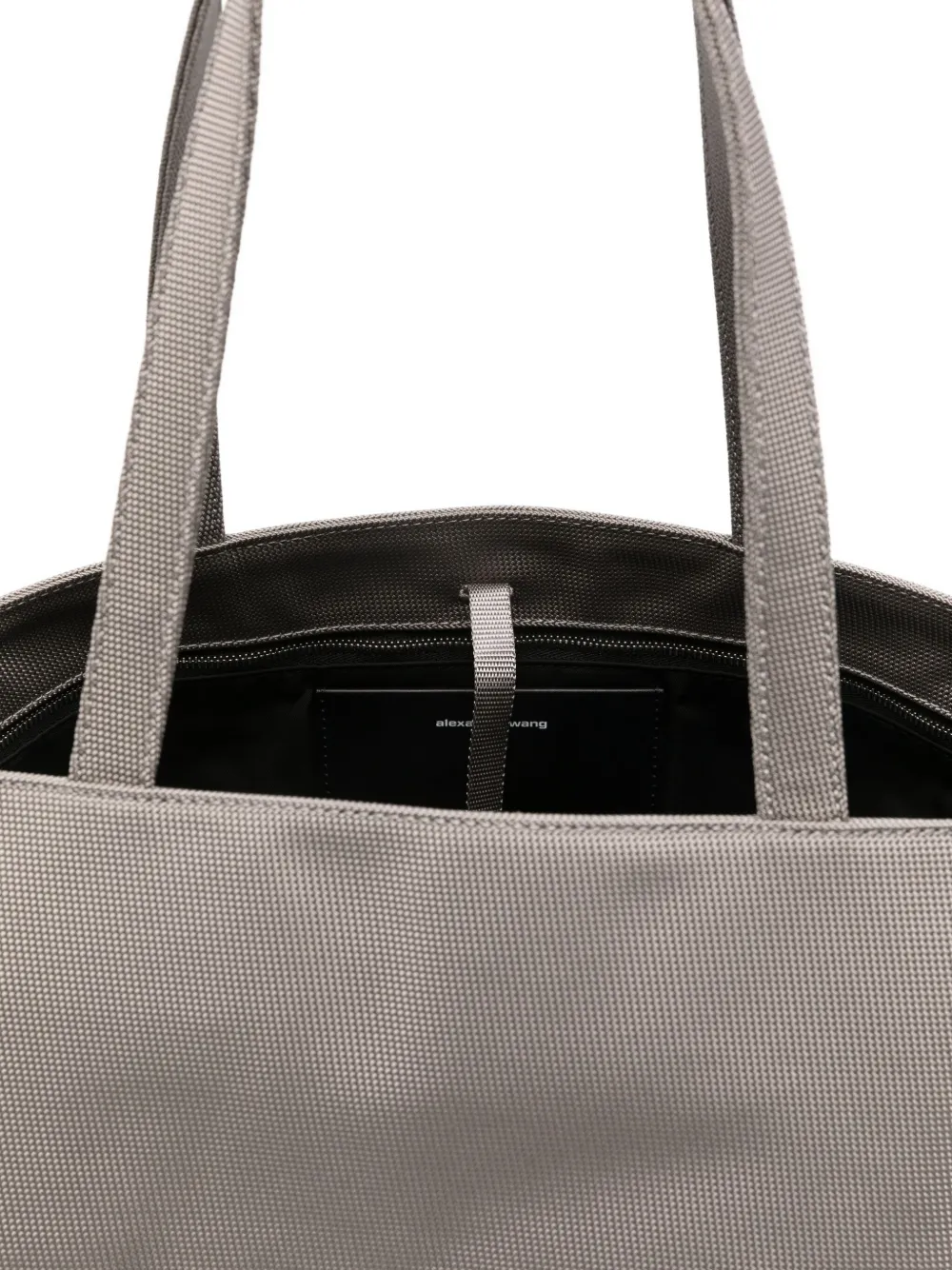 Alexander Wang Embossed Canvas Nylon Tote Bag In Gray