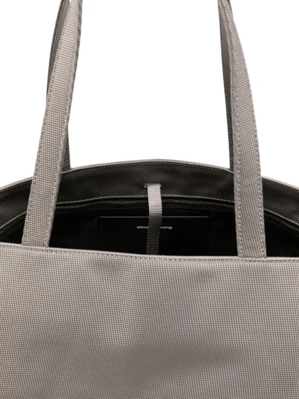 Alexander Wang Canvas Punch Large Tote | Grey | FARFETCH CA