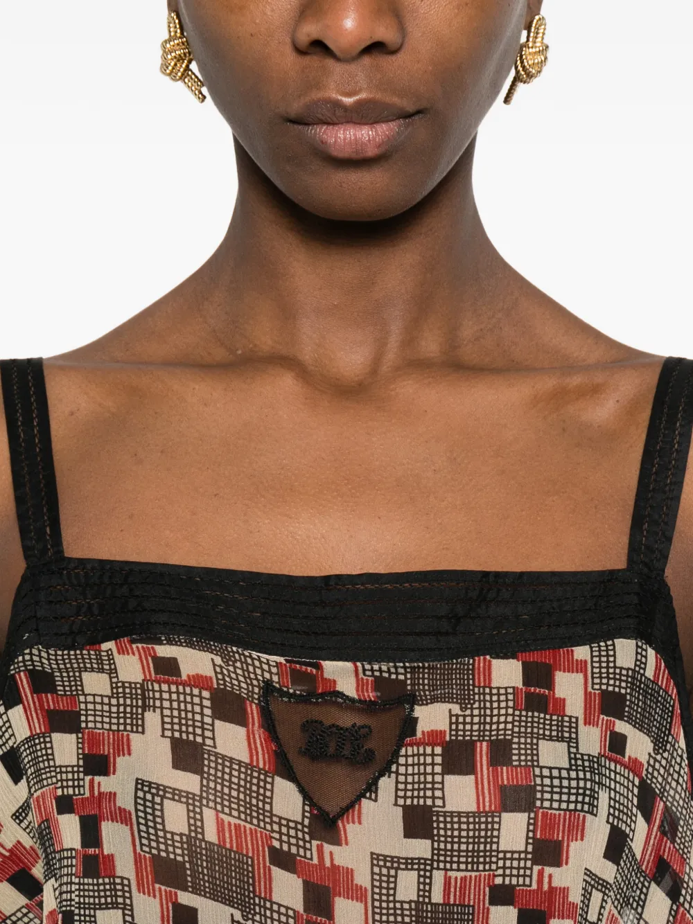 BODE Quadrille Tank in Neutrals, view 5