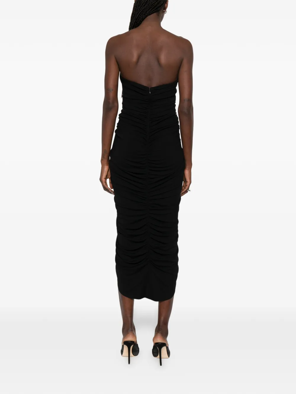 Alexander Wang Midi-jurk met structuur Zwart