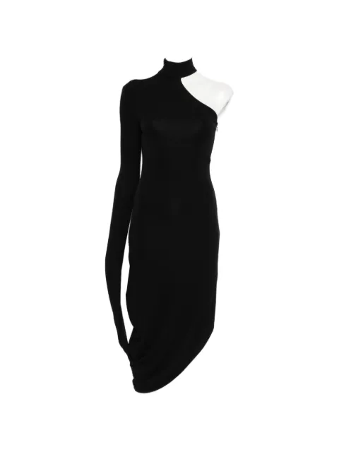 Alexander Wang asymmetric draped midi dress