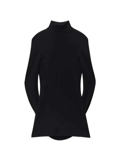 Alexander Wang vestido corto con cuello de tortuga