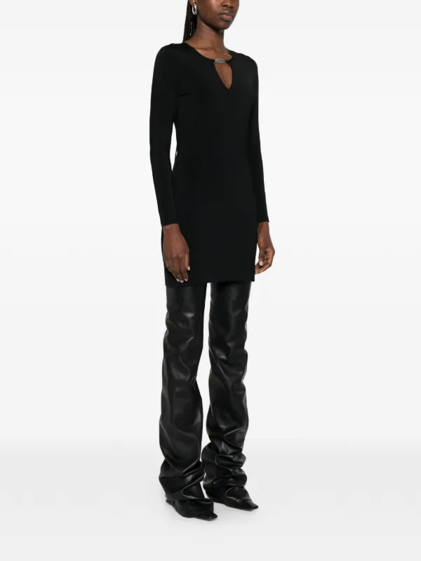 Alexander Wang Vネック ミニドレス | ブラック | FARFETCH JP