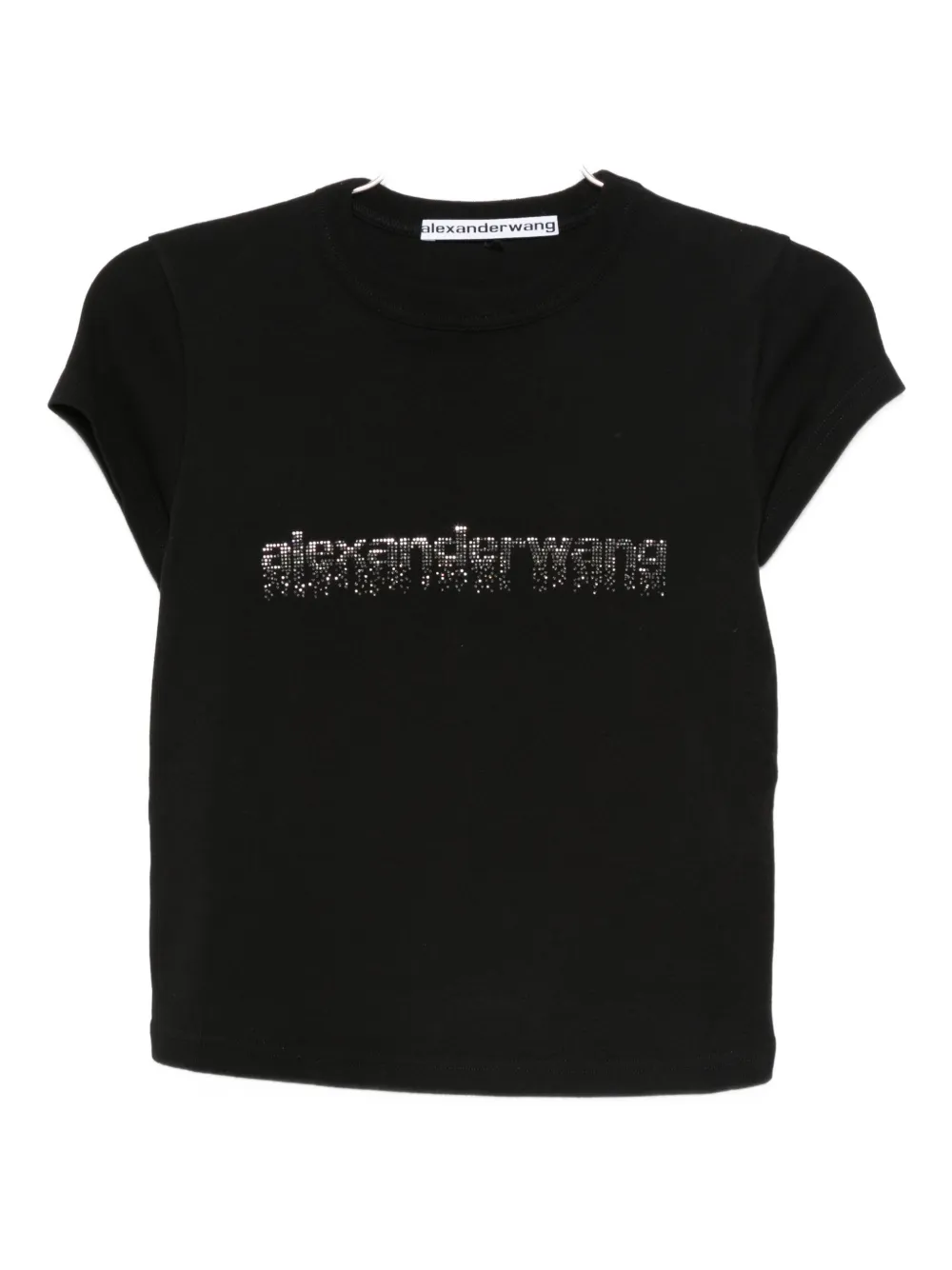 Alexander Wang Logo-print T-shirt In Black