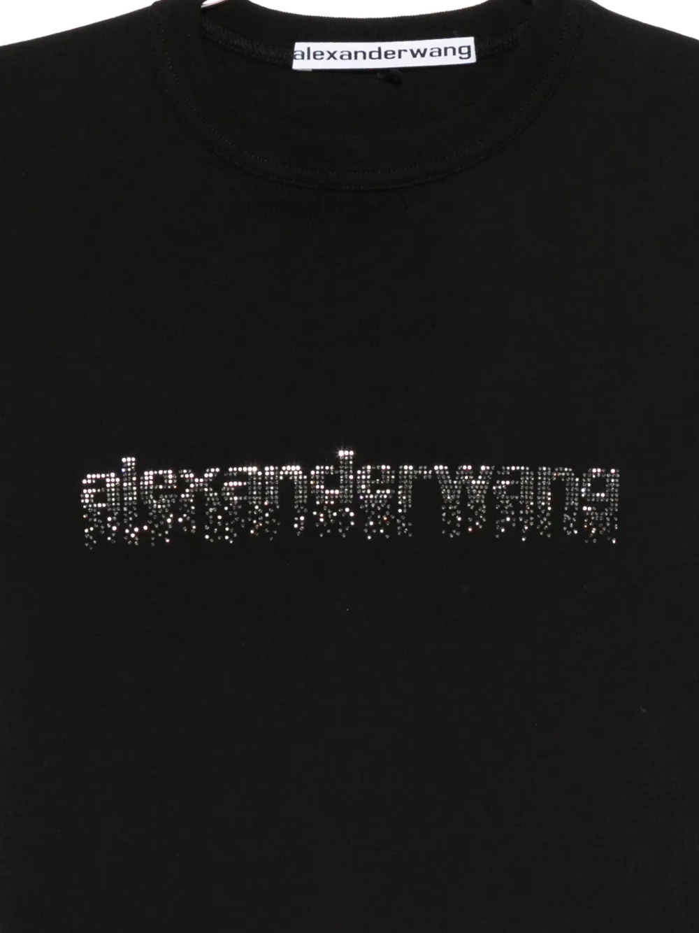 Alexander Wang Logo-print T-shirt In Black