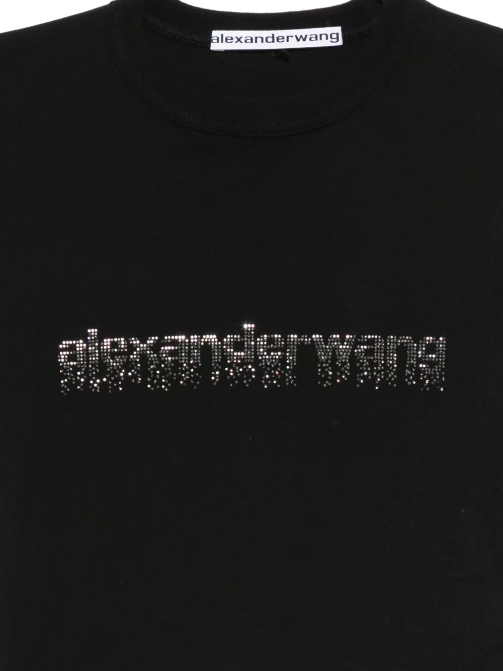Alexander Wang T-shirt met logoprint Zwart