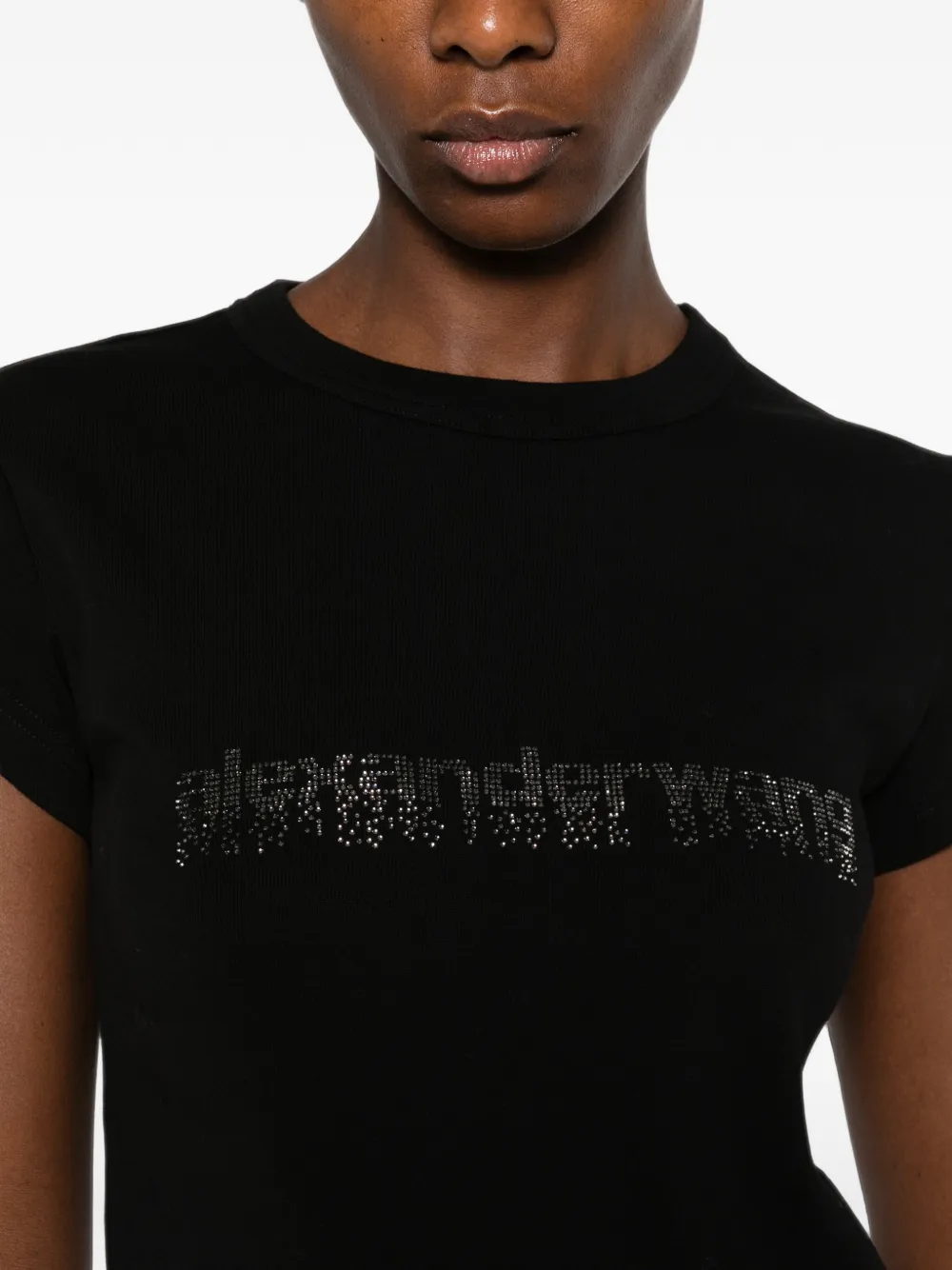 Alexander Wang T-shirt met logoprint Zwart