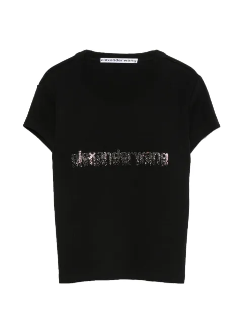 Alexander Wang playera con logo estampado