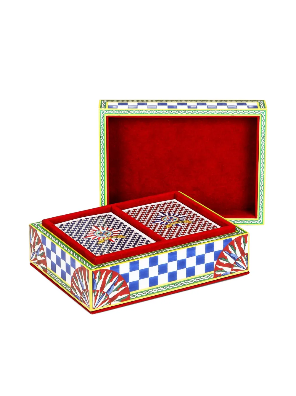 Dolce & Gabbana Rectangular-shape Poker Set (7cm X 13cm) In Multi