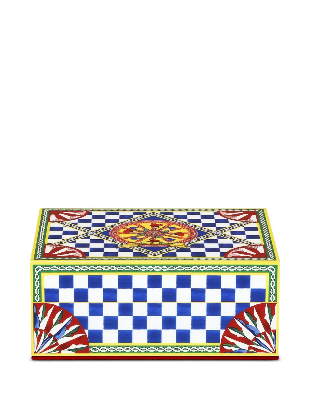 Dolce & Gabbana rectangular-shape poker set (7cm x 13cm) | Blue | Image 1