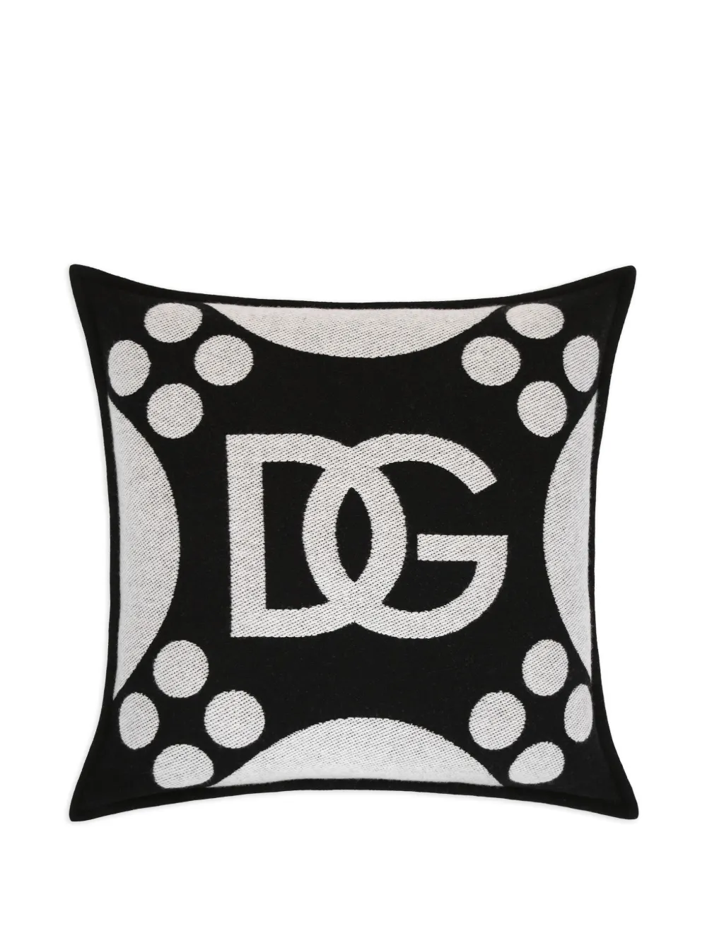 Dolce & Gabbana logo-detailed cushion | Black | Image 1