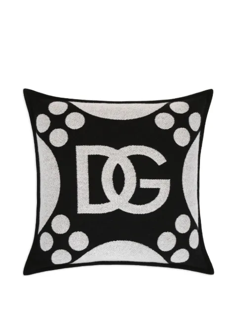 Dolce & Gabbana logo-detailed cushion