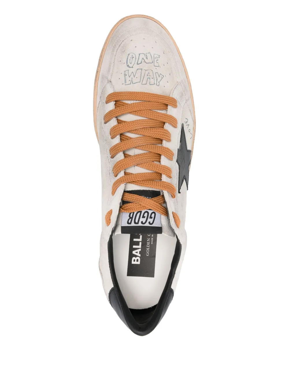 Golden Goose Ball Star suede sneakers Neutrals
