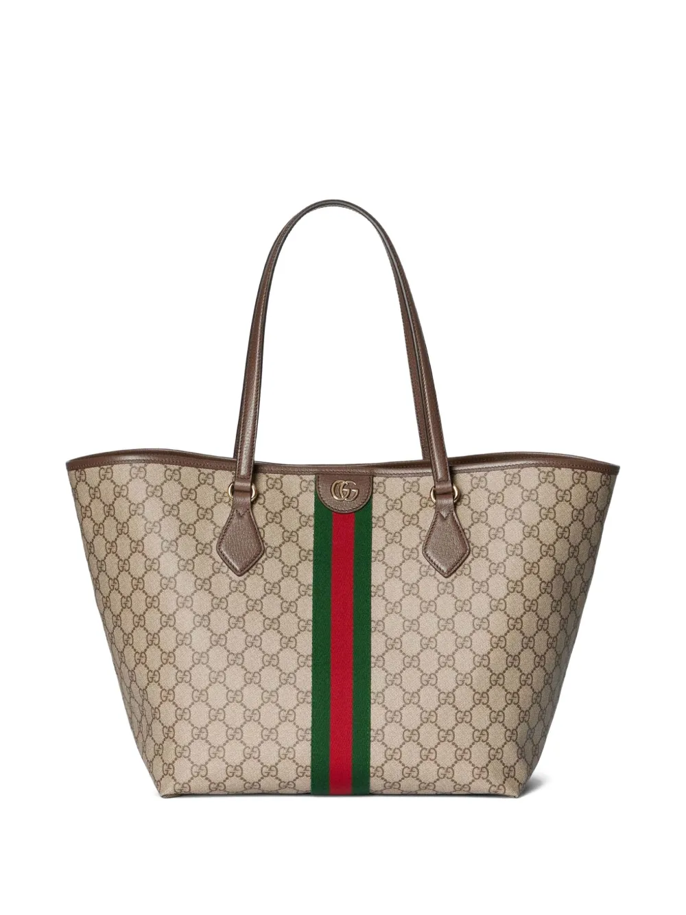Gucci large Ophidia tote bag - ブラウン Gucci large Ophidia tote bag - ブラウン
