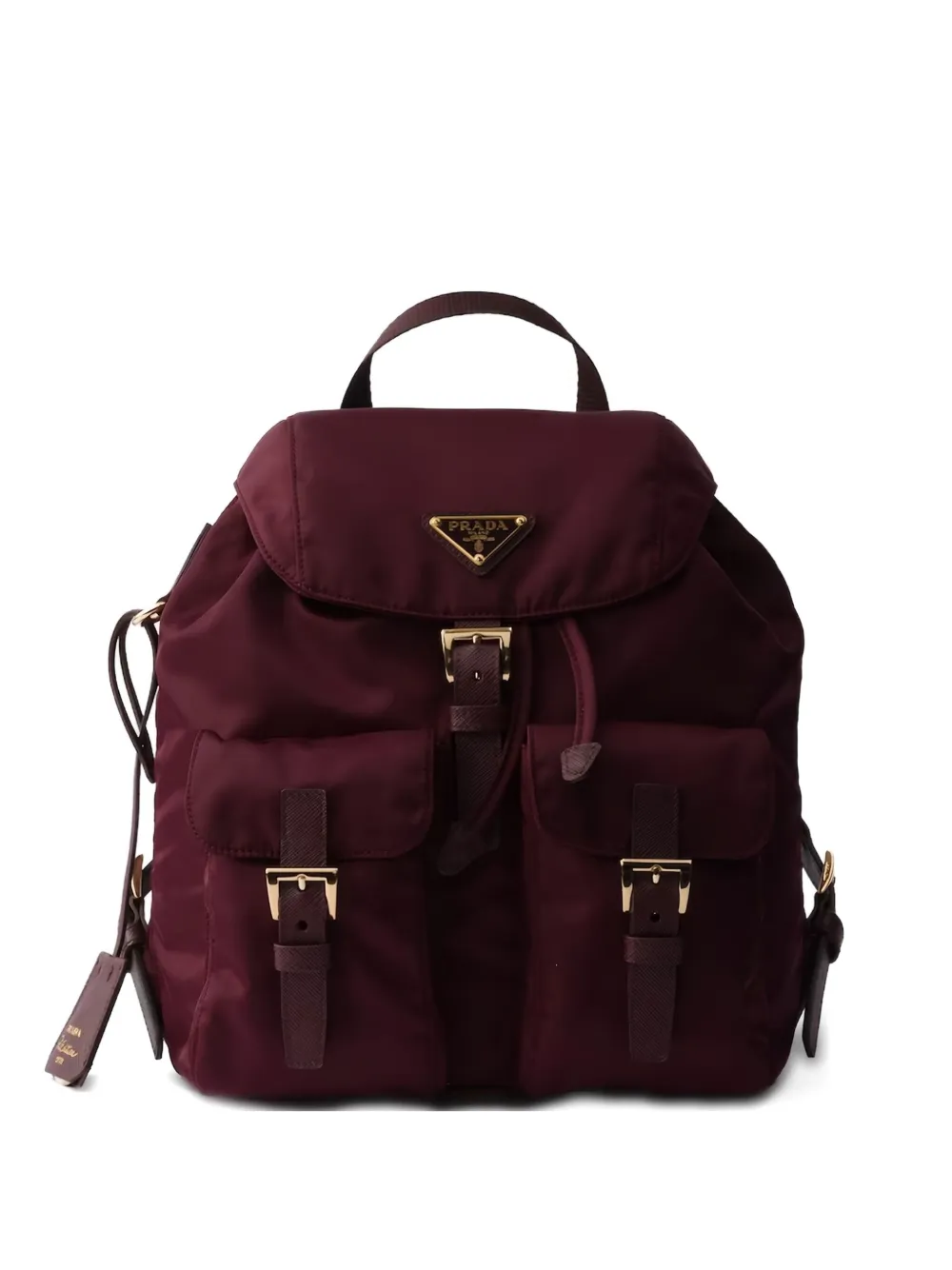 Prada Re-Edition 1978 Re-Nylon drawstring backpack Rood