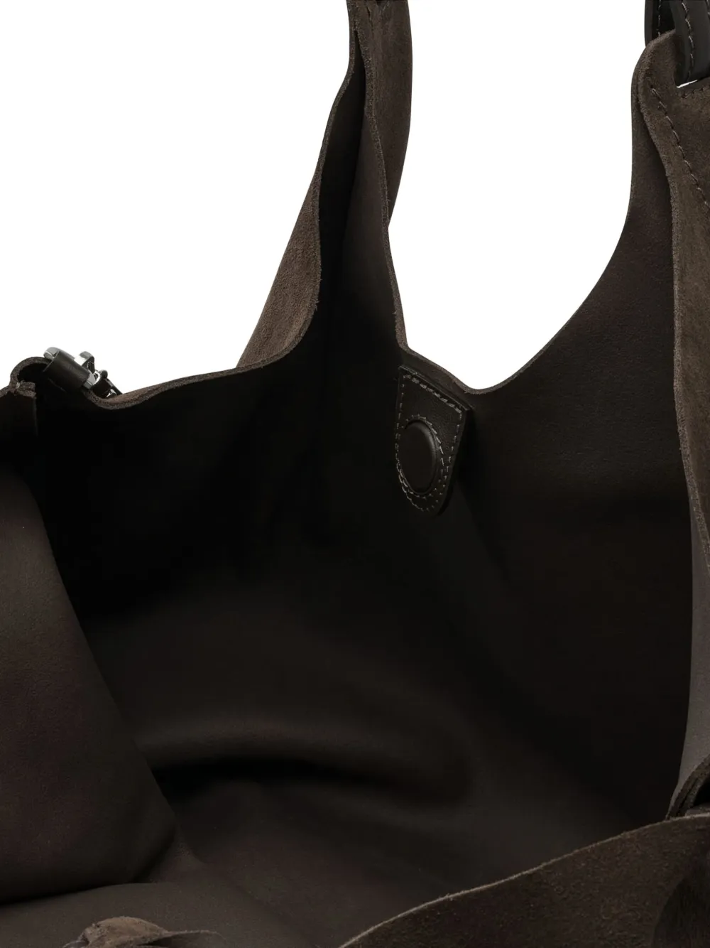 GIANNI CHIARINI Dua suede tote bag Bruin