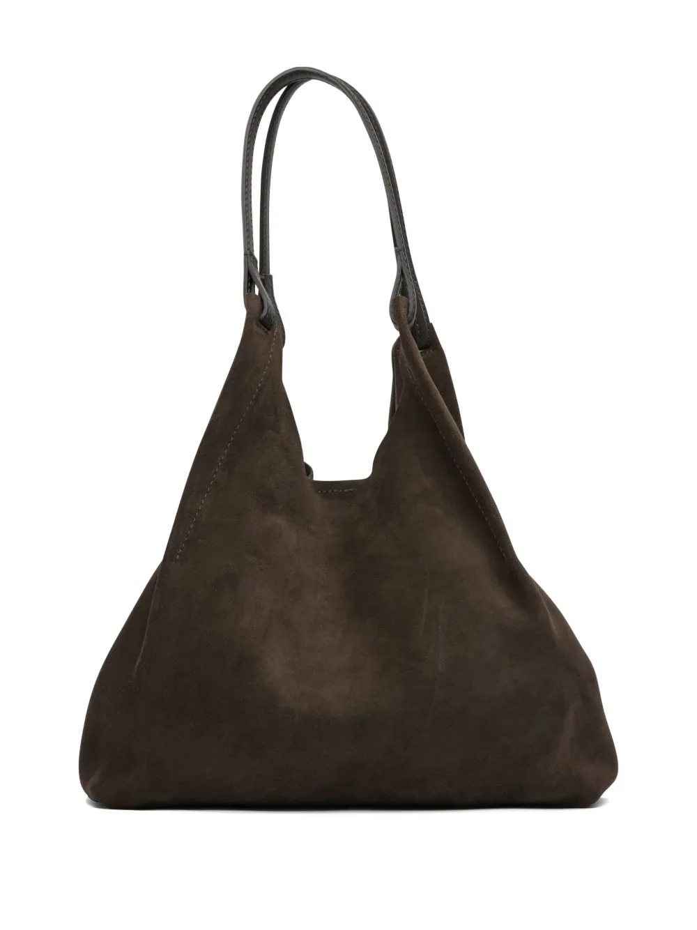 GIANNI CHIARINI Dua suede tote bag Bruin