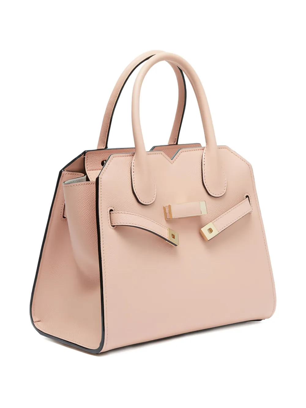Valextra Milano kleine leren handtas Roze