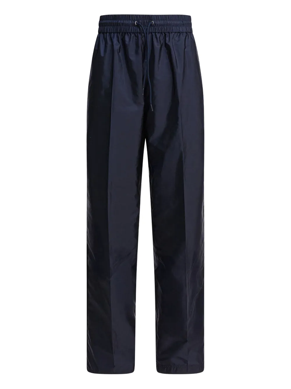 Prada lace-insert drawstring trousers Blauw