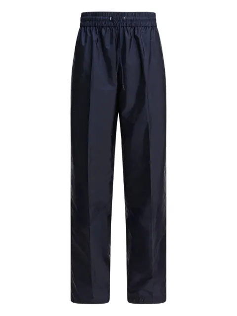 Prada lace-insert drawstring trousers