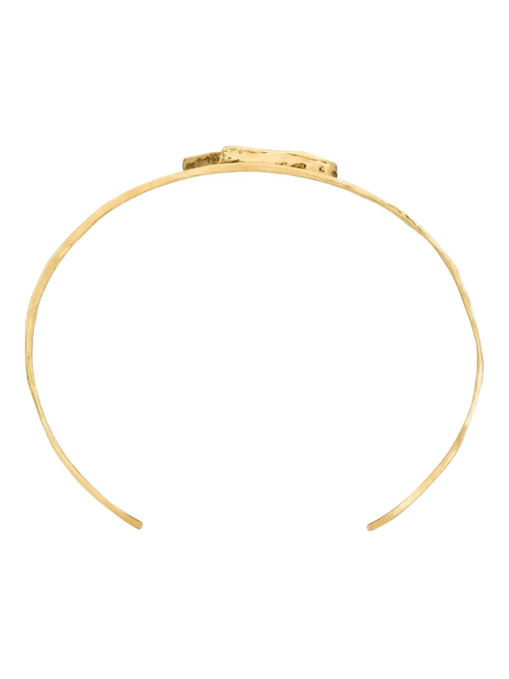Saint Laurent Bewerkte armband met Cassandre-logo - Metallic