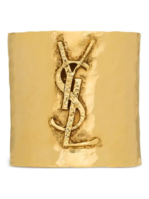 Saint Laurent Bewerkte armband met Cassandre-logo