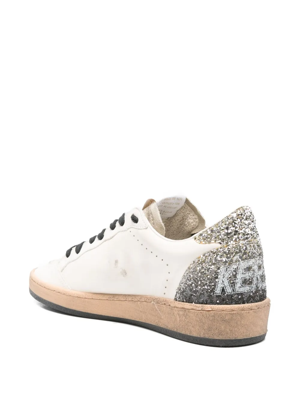 Golden Goose Ball Star glitter-star sneakers Neutrals