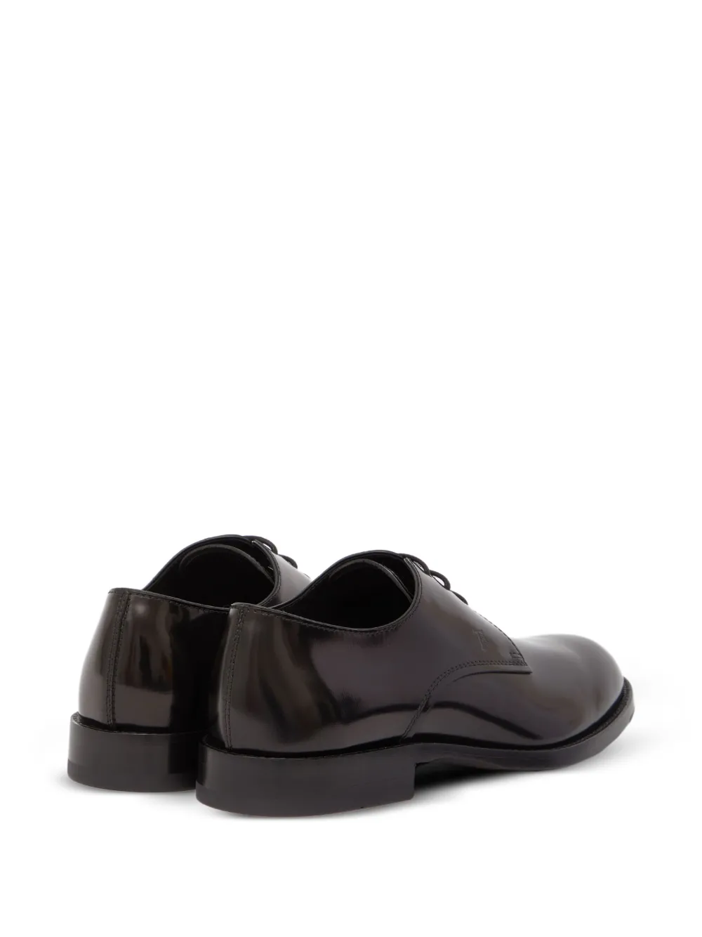Tod's leather oxford shoes Black