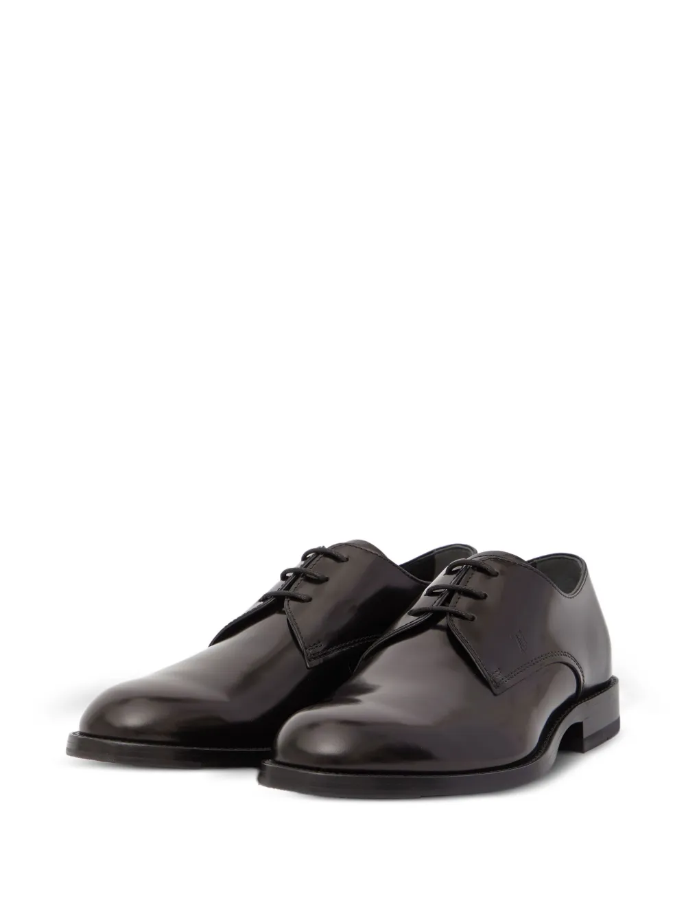 Tod's leather oxford shoes Black
