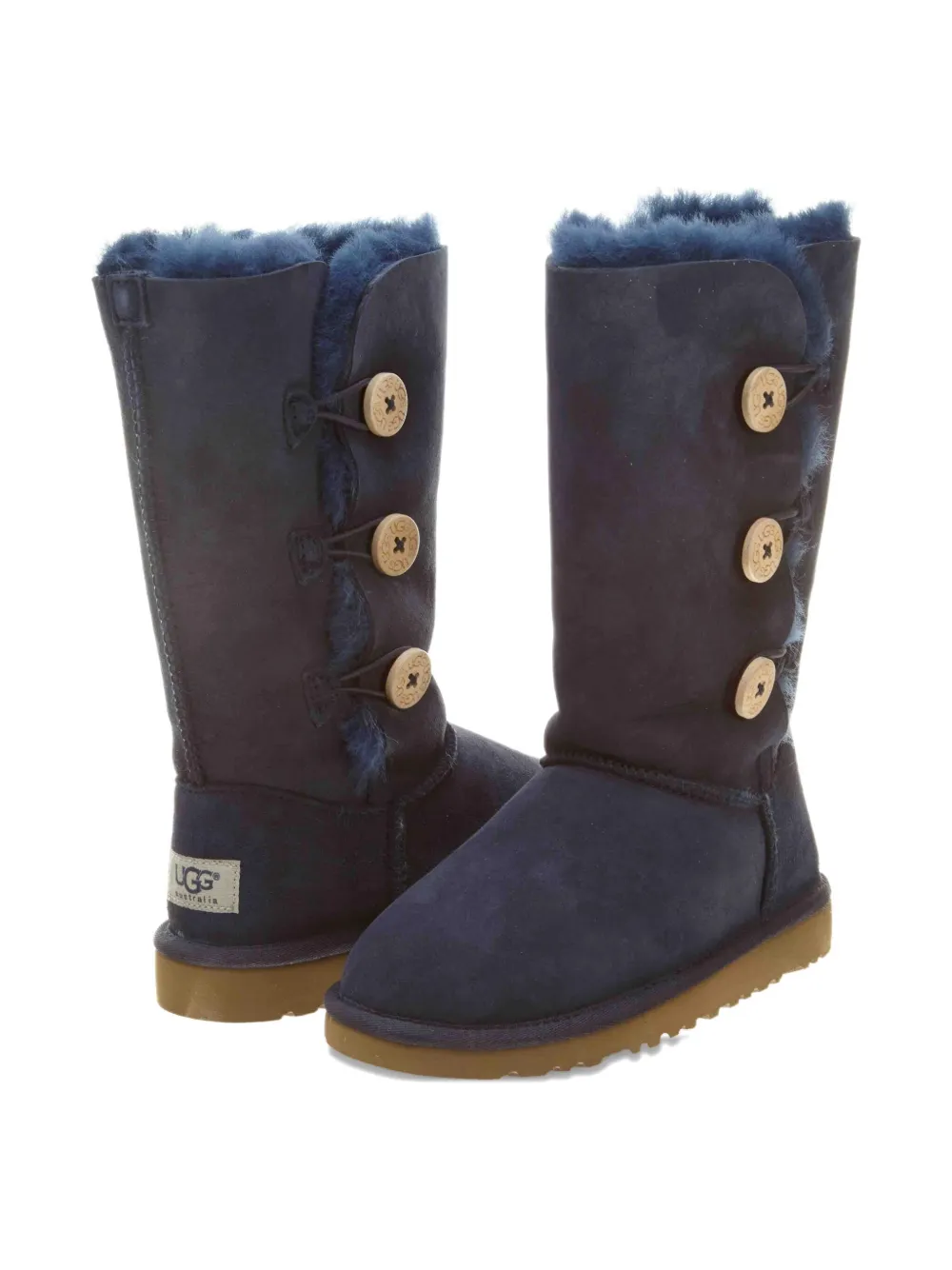 UGG Kids Bailey Button Triplet boots Blue