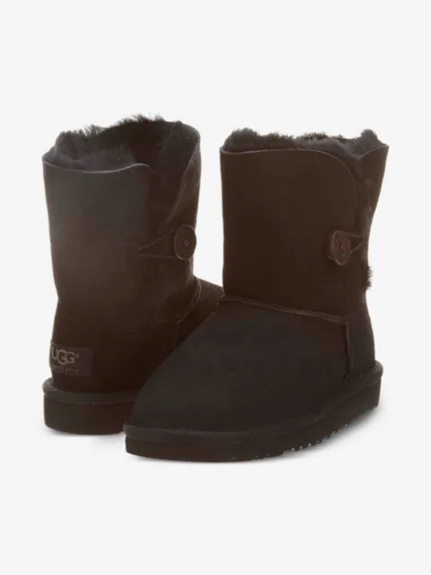 UGG Kids Bailey Button "Black boots