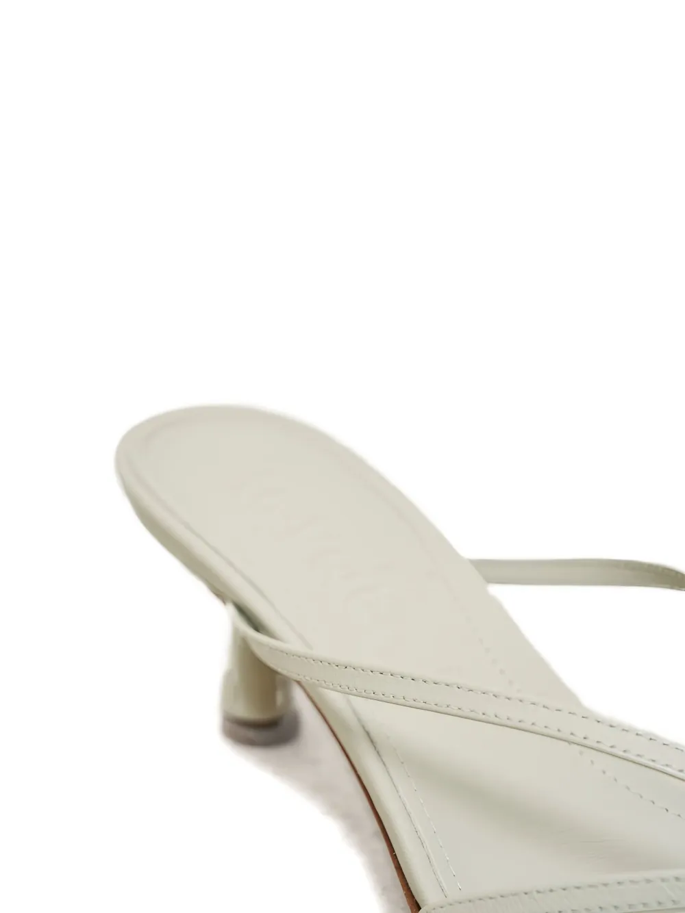 Aeyde knotted leather heeled sandals Neutrals