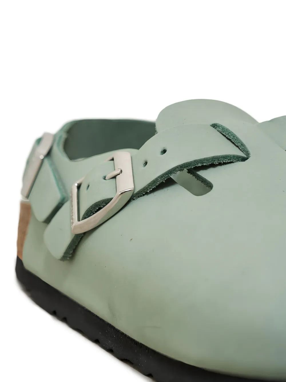 Birkenstock buckle-detail slingback flat mules Green