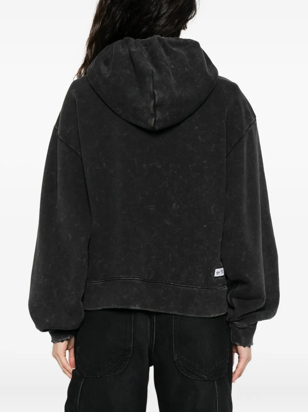 adidas x Fox Disney katoenen hoodie met grafische print Zwart