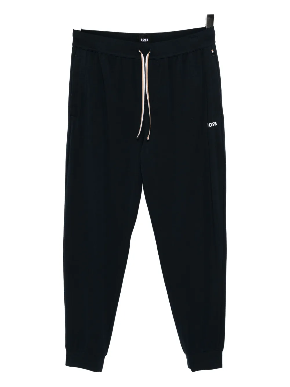 Hugo Boss Logo-printed Track Pants In Black