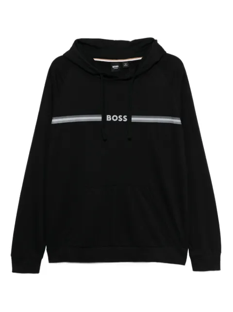 BOSS logo-printed hoodie