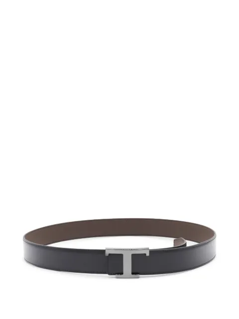 Tod's Cinto de couro com fivela T