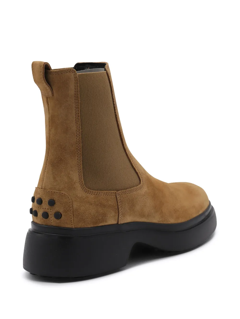 Tod's elastic-panel chelsea boots Brown