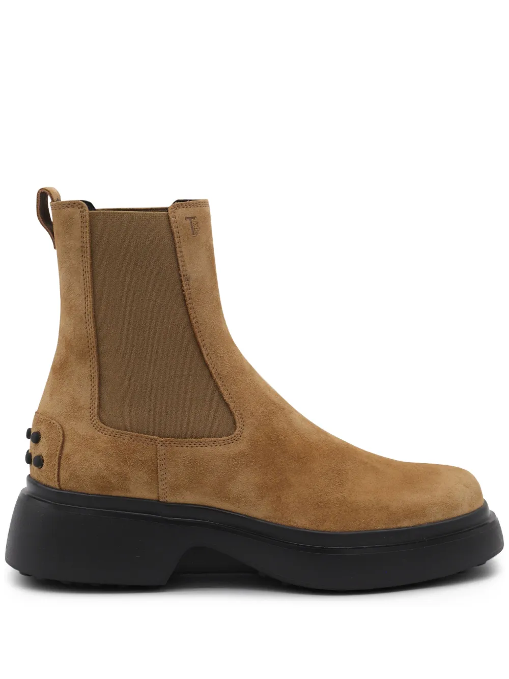 Tod's elastic-panel chelsea boots Brown